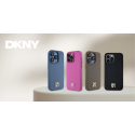 DKNY Leather Pattern Metal Logo MagSafe case for iPhone 15 | 14 DKNY Leather Pattern Metal Logo MagSafe case for iPhone 15 | 14