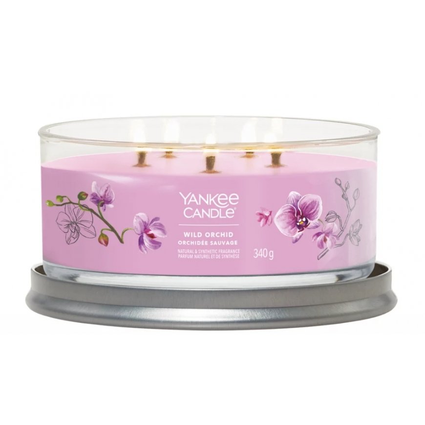 Yankee Candle Wild Orchid vahakynttilä Sylinteri Orkidea Purppura 1 kpl – 3