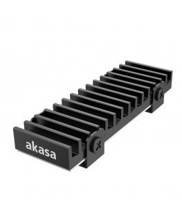 Akasa Gecko Pro SSD-asema Jäähdytyslevy/jäähdytin musta 1 kpl