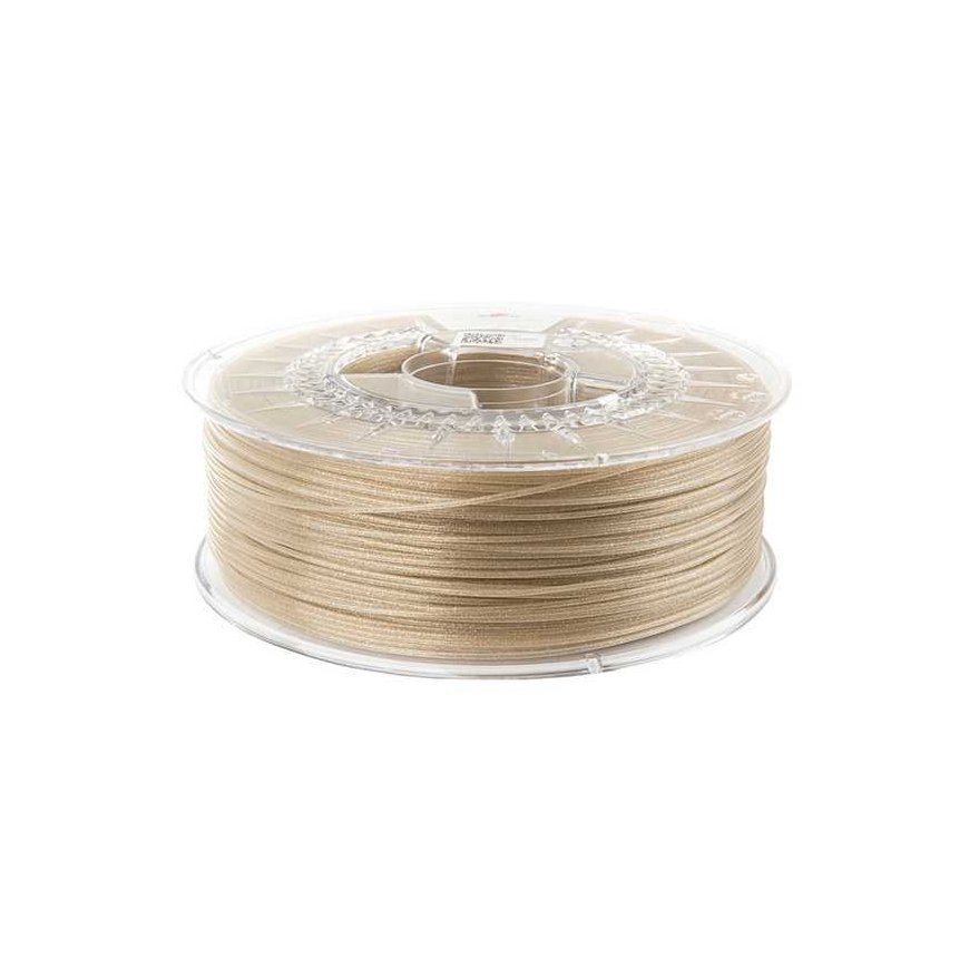 Spectrum Filament PLA Glitter 1,75mm Skaidrus auksas 1kg – 2