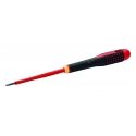 Bahco Izoliuotas atsuktuvas ERGO™ SLIM plokščias 0,8x4,0x100mm 1000V VDE lygiabriaunis