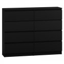 Topeshop M8 120 CZERŃ комод Topeshop M8 120 CZERŃ комод
