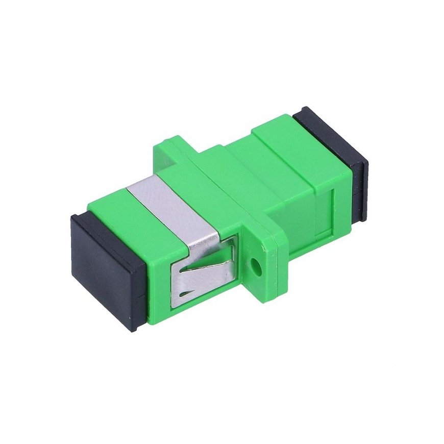 Extralink ADAPTER SC/APC SM SIMPLEX GREEN - Adapter optiskās šķiedras adapteris SC/APC 1 pcs Zaļš