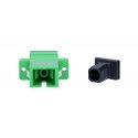 Extralink Adapter SC/APC Single Mode, Simplex, green Extralink Adapter SC/APC Single Mode, Simplex, green