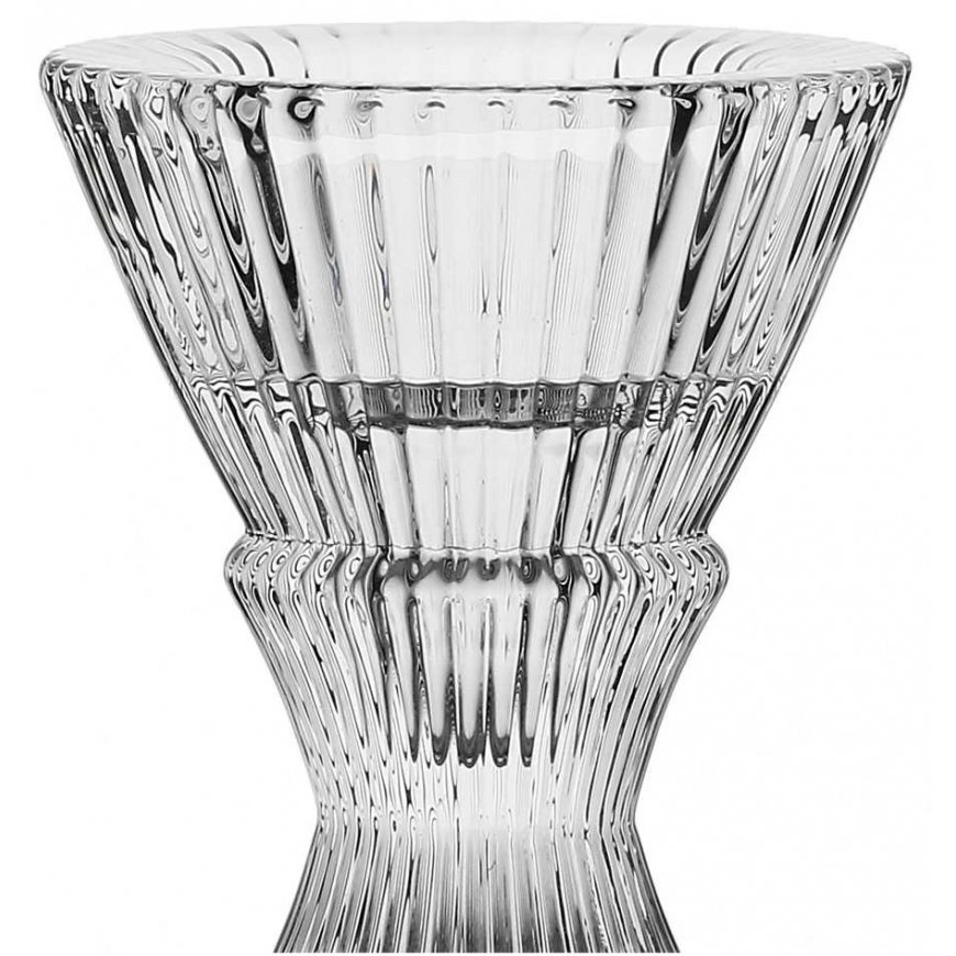 Rituali Domestici Lumella glass candle holder - Clear, 12 cm – 2