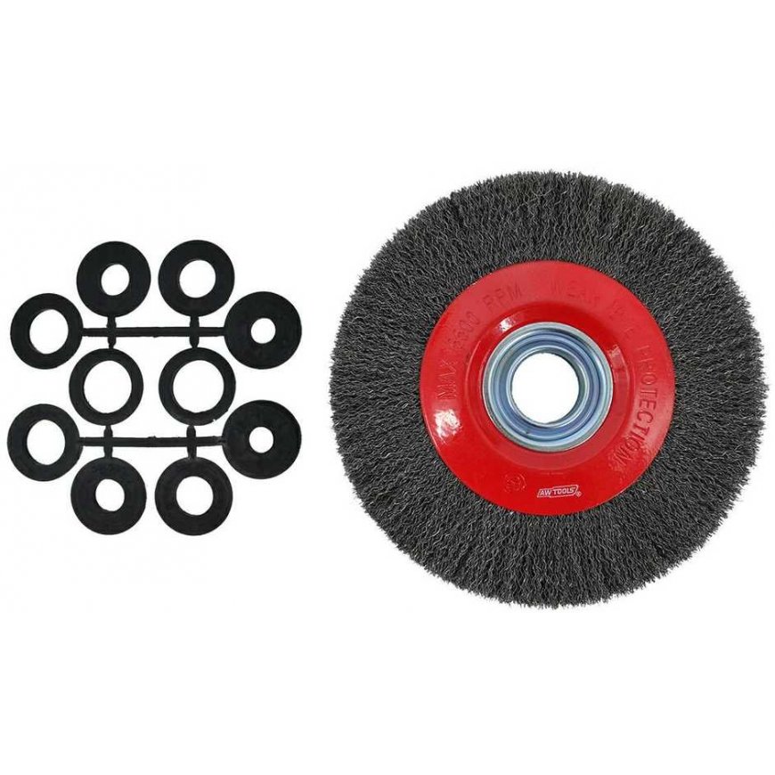 AW-Tools AWTools Disc Brush, 200mm Hole, 32mm (AW55195)