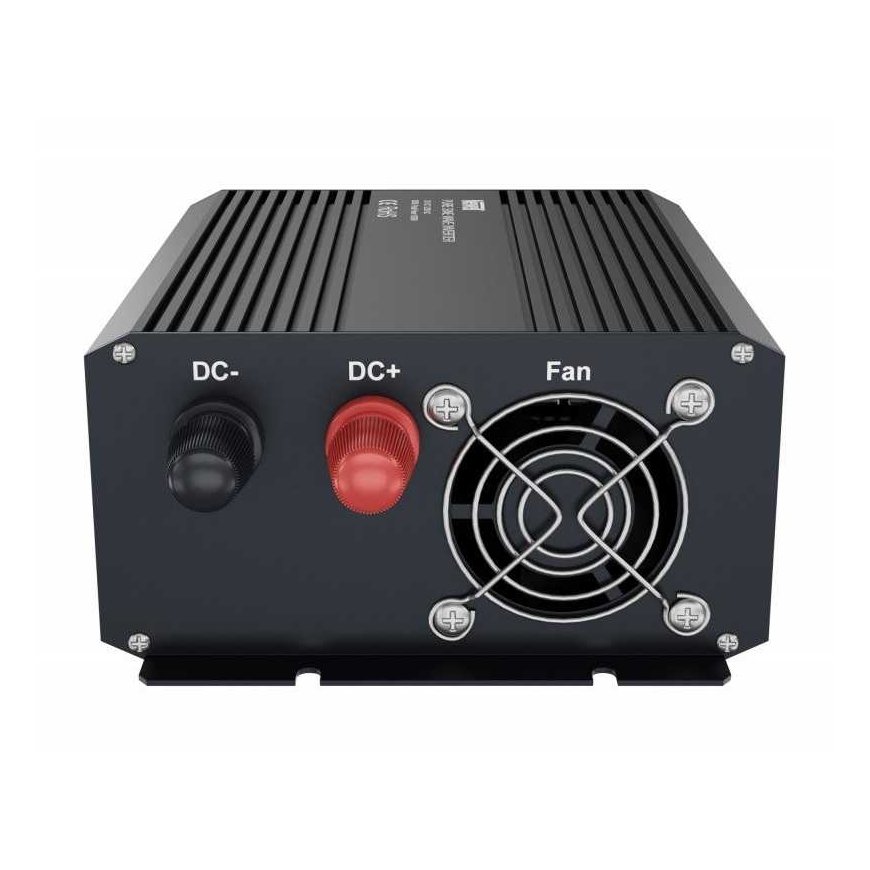 Objektyvas Newell įtampos keitiklis su gryna sinusine banga 12 V / 230 V, 500 W. – 5