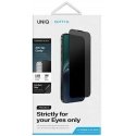 UNIQ Optix Privacy iPhone 15 Plus 6.7" / 14 Pro Max 6.7" prywatyzujące tempered glass with applicator