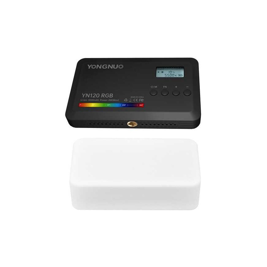 LED Lamp Yongnuo YN120 RGB, WB (2500 K - 9900 K) – 3