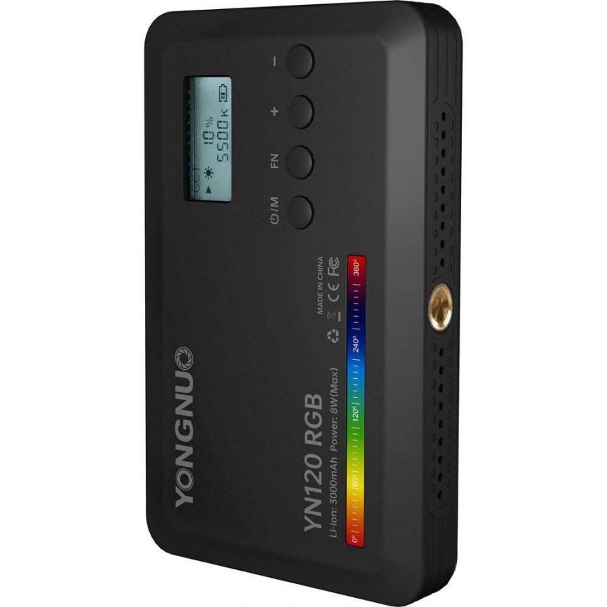 LED Lamp Yongnuo YN120 RGB, WB (2500 K - 9900 K) – 4