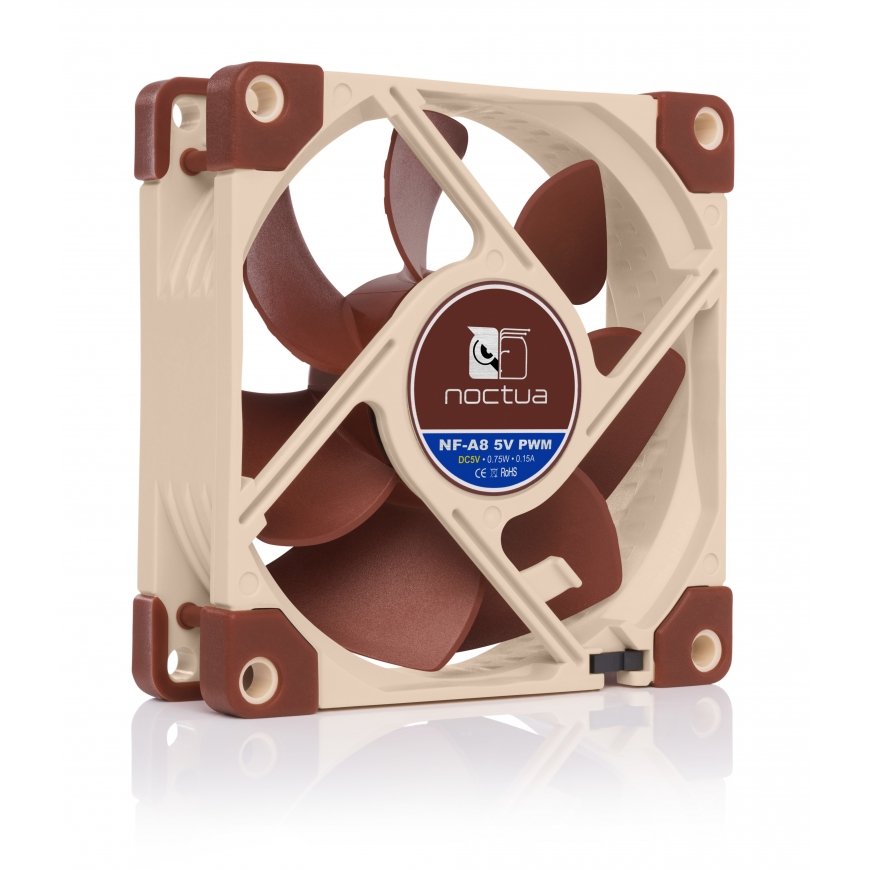 Noctua NF-A8 Arvuti korpus Ventilaator 8 cm Beež, Pruun – 2