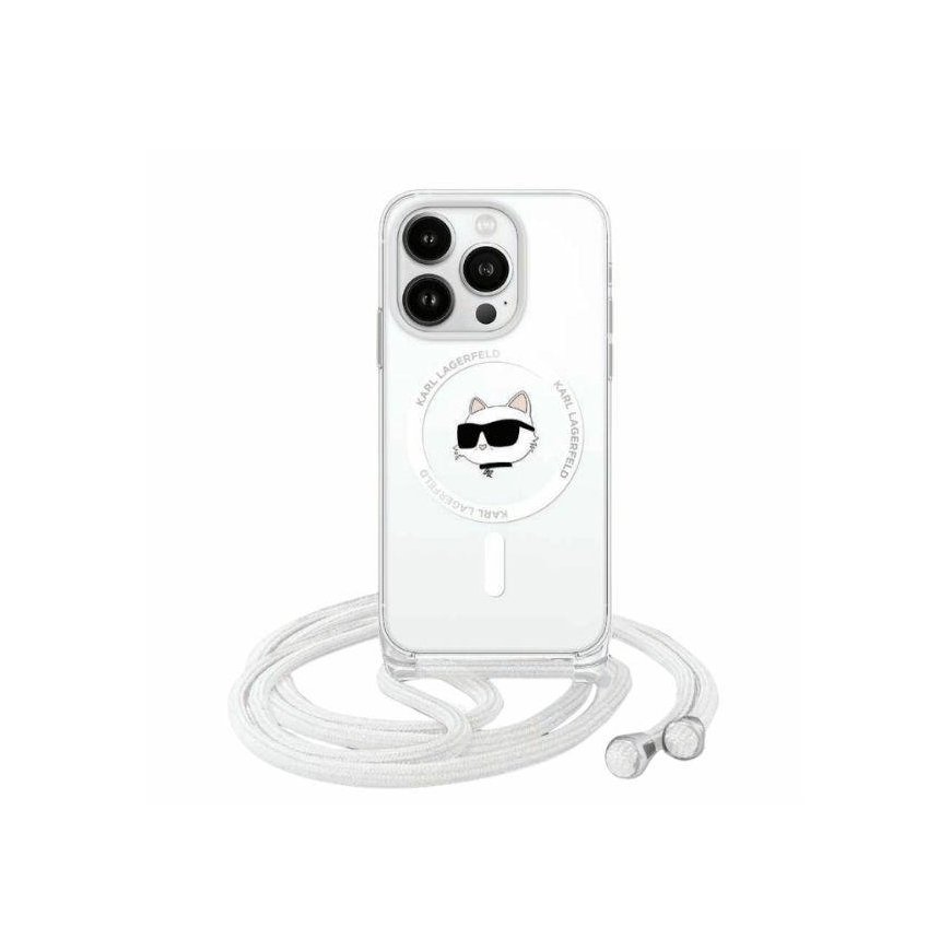 Karl Lagerfeld KLHMP14LHCCHNT iPhone 14 Pro 6.1" hardcase transp