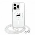 Karl Lagerfeld KLHMP14LHCCHNT iPhone 14 Pro 6.1" hardcase transp Karl Lagerfeld KLHMP14LHCCHNT iPhone 14 Pro 6.1" hardcase transp