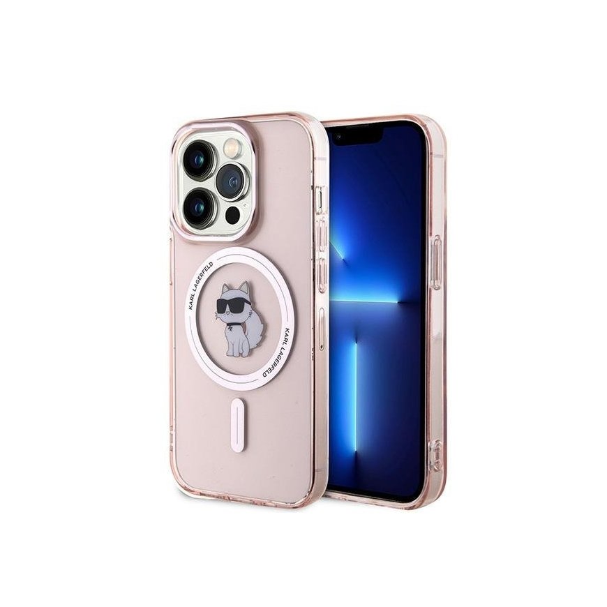 Karl Lagerfeld KLHMP14XHFCCNOP iPhone 14 Pro Max 6.7" różowy|pin – 2