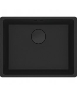 Granite sink Franke Maris, MRG 110-52, Black matte, black hand valve