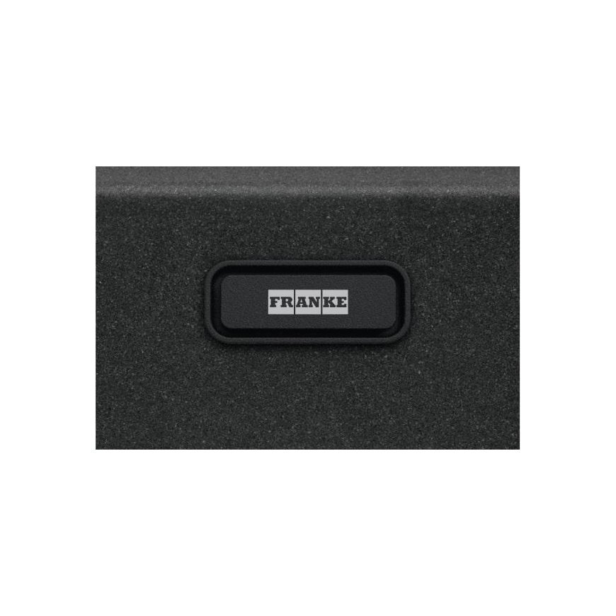 Granite sink Franke Maris, MRG 110-52, Black matte, black hand valve – 2