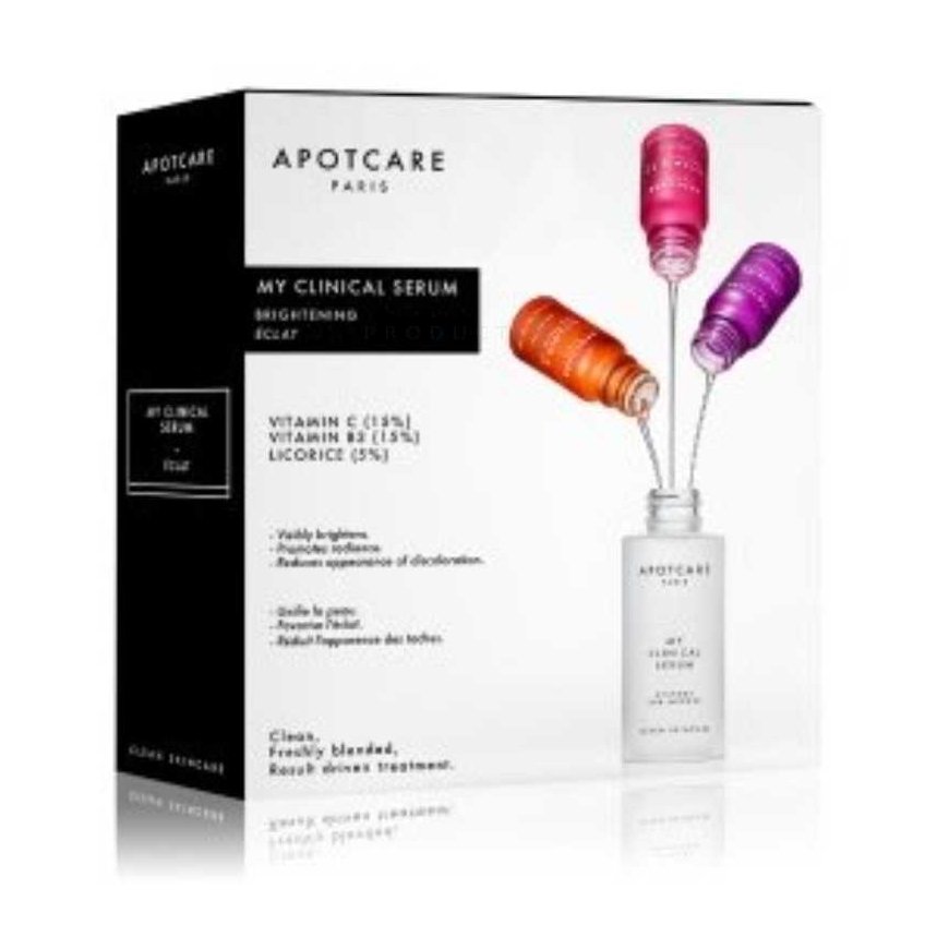 My Clinical Serum Set Apotcare: Vitamin C, Vitamin C, Brightening, Serum, For Face, 10 ml + Vitamin B3, Vitamin B3, Anti-Redness