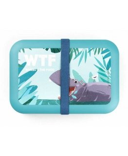 Amuse Lunch box with gum Hippo