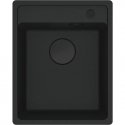 Granite sink Franke Maris, MRG 610-37 A, Black matte, black eccentric valve