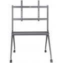 Holder Maclean MC-977 Mobile TV Floor Stand for TVs 50"-86", 120kg, Built-in shelf, Casters