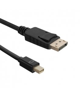 Qoltec 50434 DisplayPort cable 1.8 m Mini DisplayPort Black