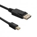 Qoltec 50434 „DisplayPort“ kabelis 1,8 m Mini DisplayPort Juoda Qoltec 50434 „DisplayPort“ kabelis 1,8 m Mini DisplayPort Juoda