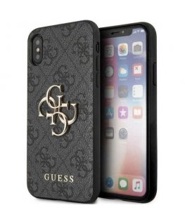 Guess GUHCPX4GMGGR iPhone X|XS szary|grey hardcase 4G Big Metal