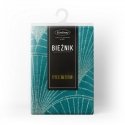 Eurofirany BLINK / 14 Velvet table runner with a large art deco fan pattern, 35X180 cm, color: dark turquoise Eurofirany BLINK / 14 Velvet table runner with a large art deco fan pattern, 35X180 cm, color: dark turquoise