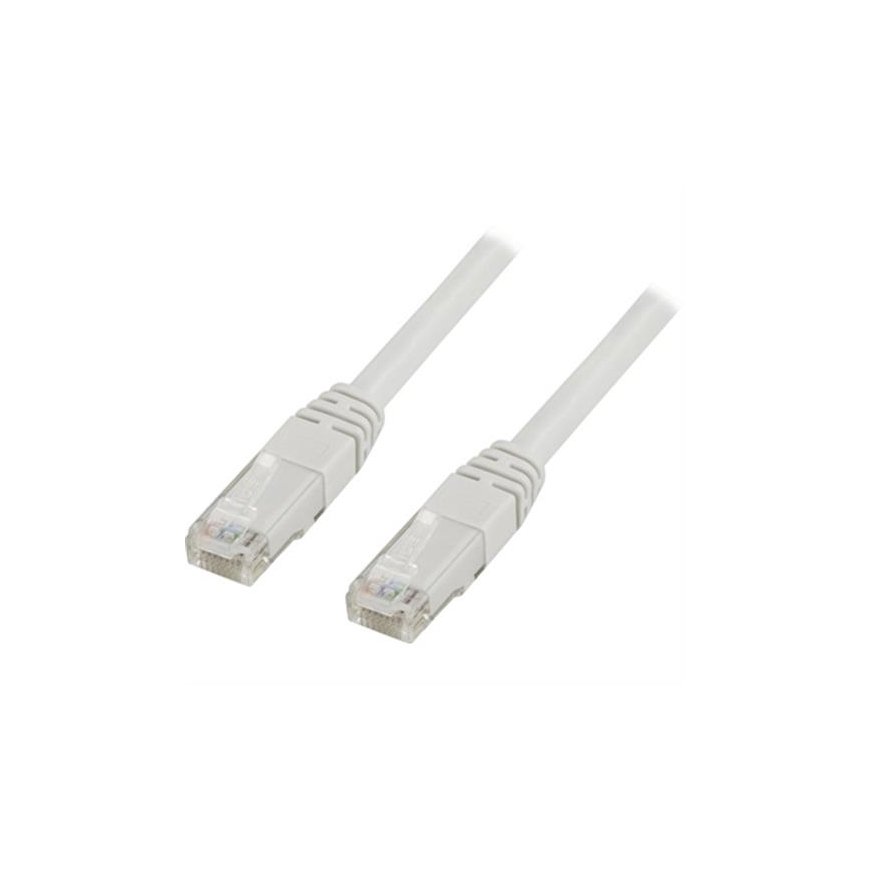 Deltaco TP-67V сетевой кабель Белый 7 m Cat6 U/UTP (UTP)