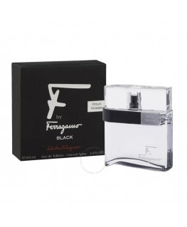Salvatore Ferragamo F by Ferragamo Pour Homme Black Eau de Toile