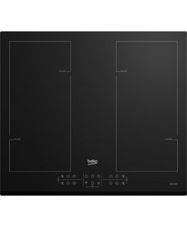 Beko HII64206F2MT Juoda Įmontuoti 60 cm Indukcinė viryklė, padalyta į sritis 4 zone(s)