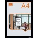 Nobo self-adhesive A4 magnetic frame, 2 pcs, black