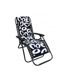 Sun lounger Florida grey