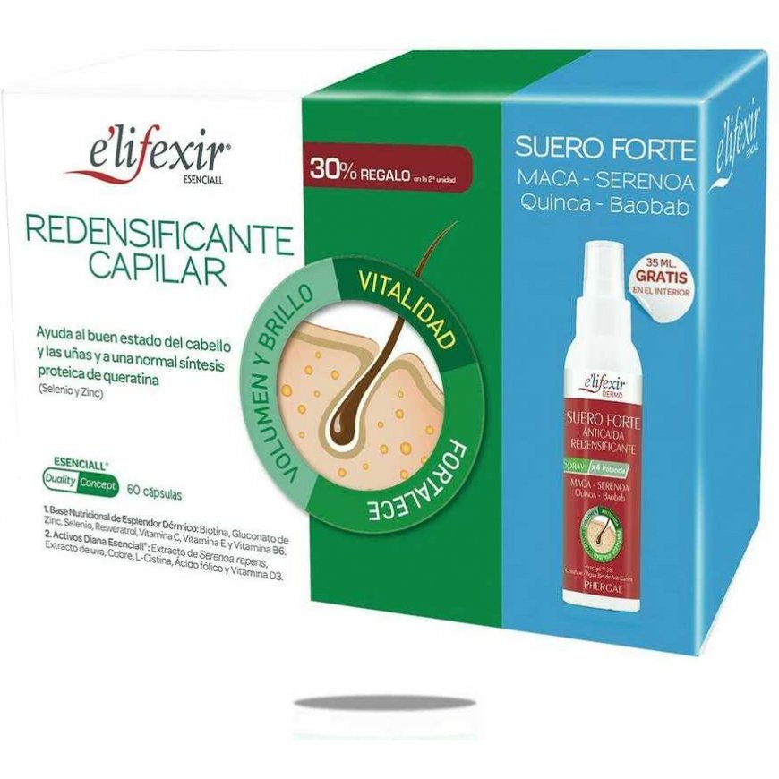 Phergal Elifexir Essential Pack Redensifying 60 capsules + serum 35ml – 2