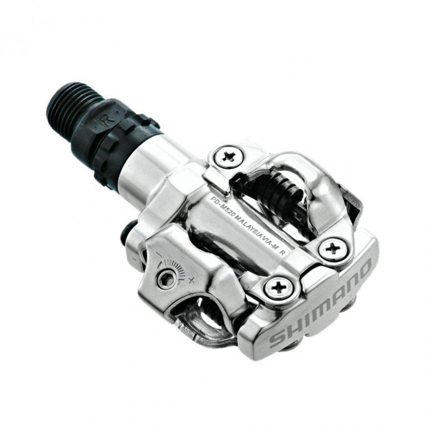 Pedals Shimano PD-M520 SPD + SM-SH51 silver – 3