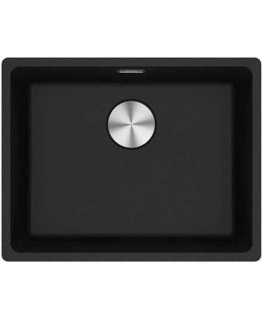 Granite sink Franke Maris, MRG 210/110-52, Onyx, eccentric valve