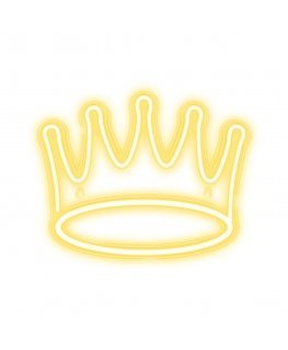 Forever Light Neon PLEXI LED CROWN warm white NNE12 Dekoratiivne valguskuju