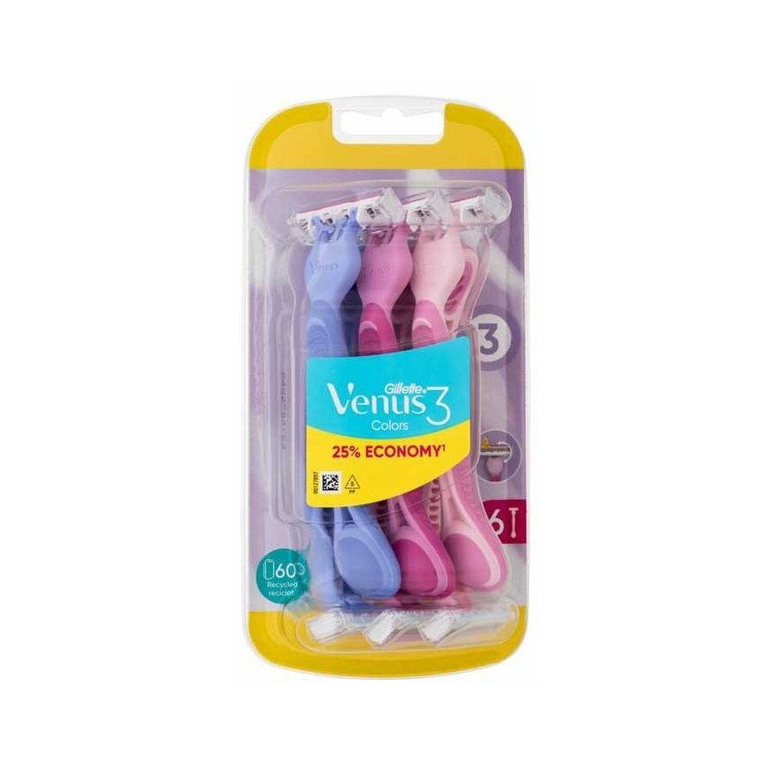 Skustuvas moterims Gillette Venus 3, 6 vnt – 4