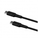 Fixed Liquid Silicone Cable USB-C/USB-C, 1.2m, 60W | FIXDLS-CC12-BK | Black