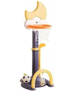 Vsuch INTERACTIVE MULTIFUNCTIONAL BASKETBALL STAND 4IN1 WITH SOUND EFFECTS JENIN Yellow