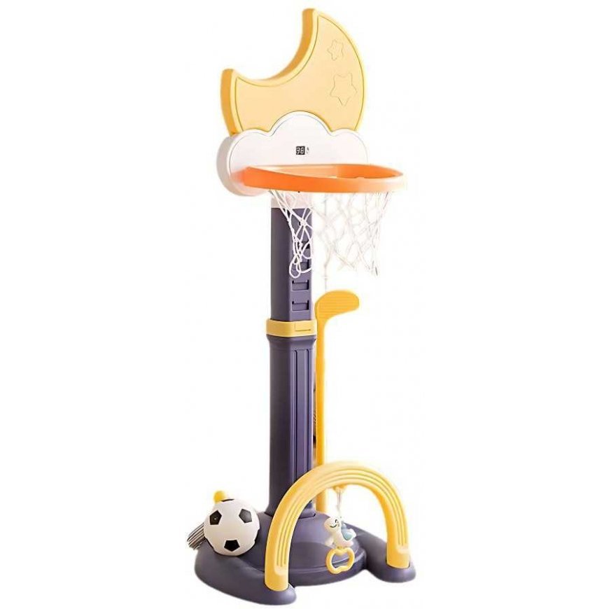 Vsuch INTERACTIVE MULTIFUNCTIONAL BASKETBALL STAND 4IN1