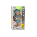 Lean Toys Baby doll in mėlynas clothes, hat, pacifier, and blanket Lean Toys Baby doll in mėlynas clothes, hat, pacifier, and blanket