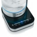 Graef WK350 elektrinis virdulys 1 L 2000 W Juoda, Nerūdijančiojo plieno, Permatomas Graef WK350 elektrinis virdulys 1 L 2000 W Juoda, Nerūdijančiojo plieno, Permatomas