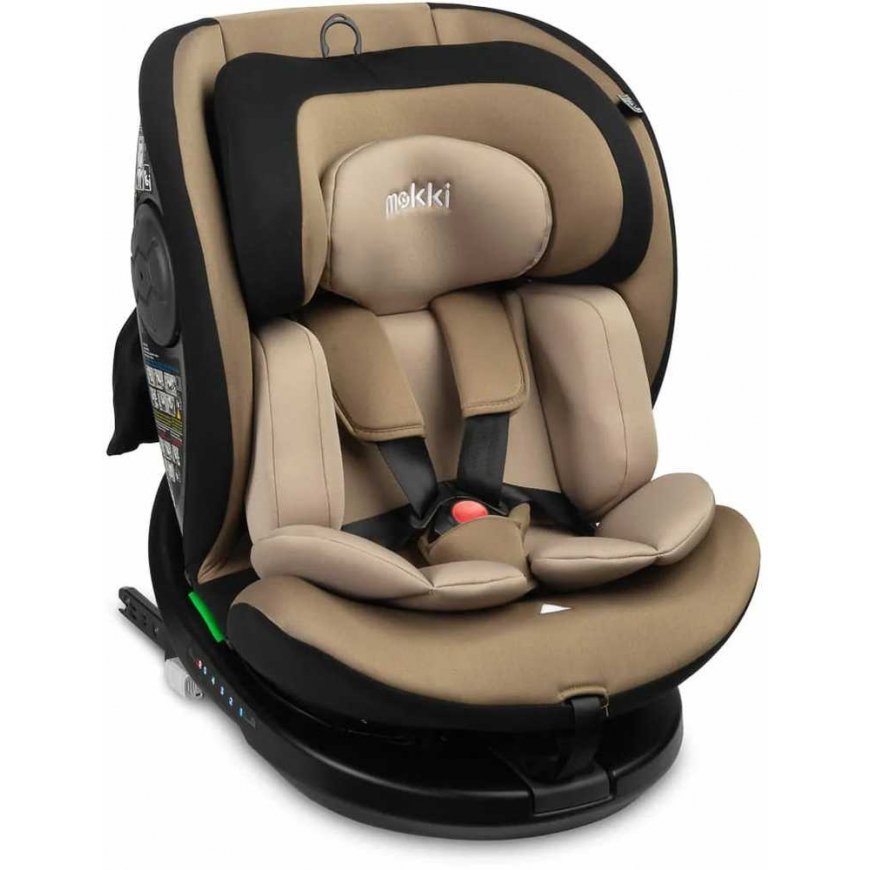 Caretero Mokki i-Size - fotelik automobilinis 40-150 cm | rusvai gelsvas