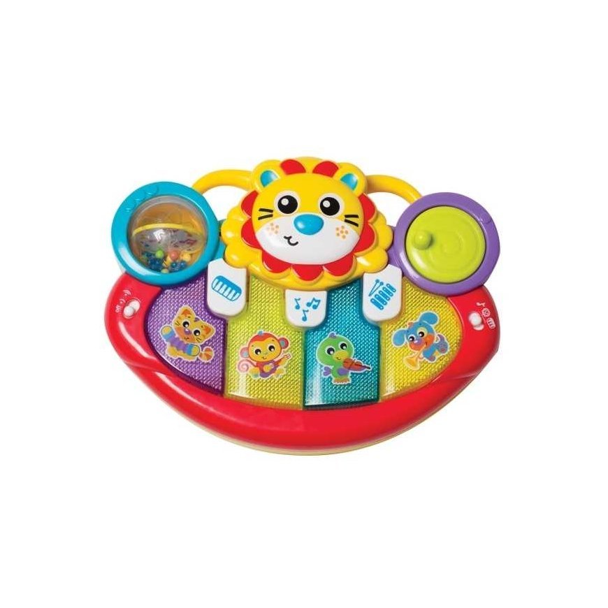 Playgro - Jerry's Class - Lion Activity Kick Toy Piano (1-6385508) – 2