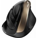 Mouse Genius Mouse Ergo 8250S, 1600DPI, 2.4 [GHz], optical, 6kl., wireless, black-gold, 1 szt AA, wertykalna