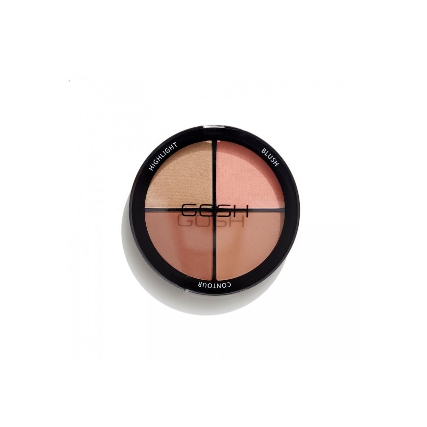 GOSH Contour'n Strobe Kit näopuuder 20 g 002 Medium – 3
