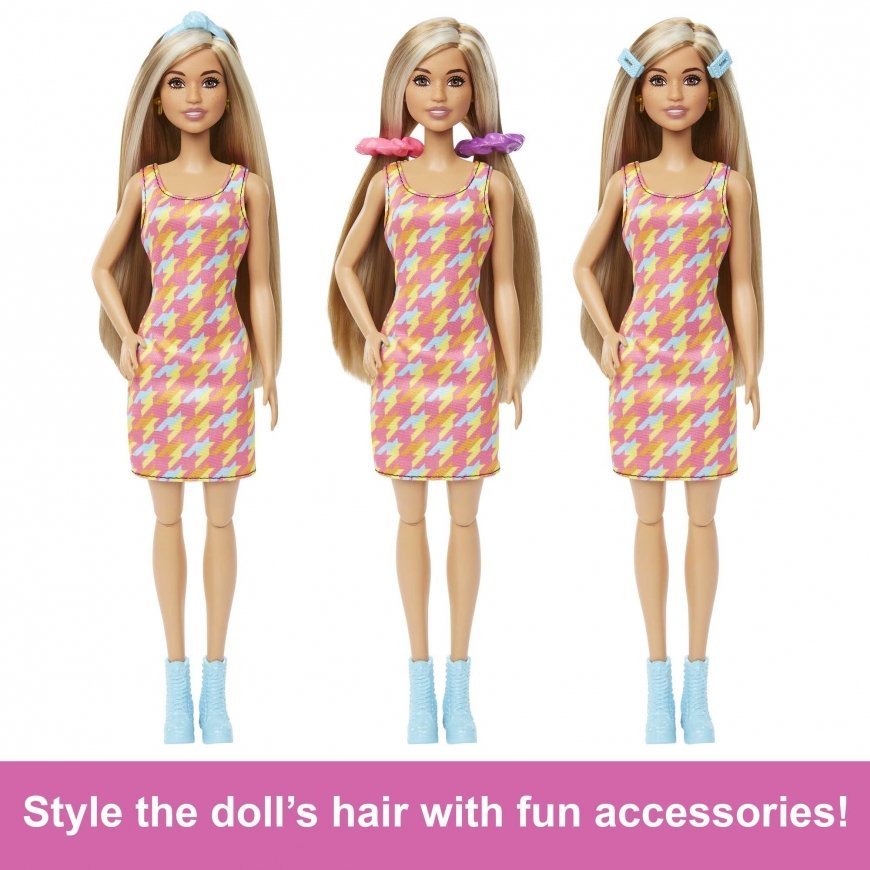 Barbie Totally Hair HKV00 кукла – 4