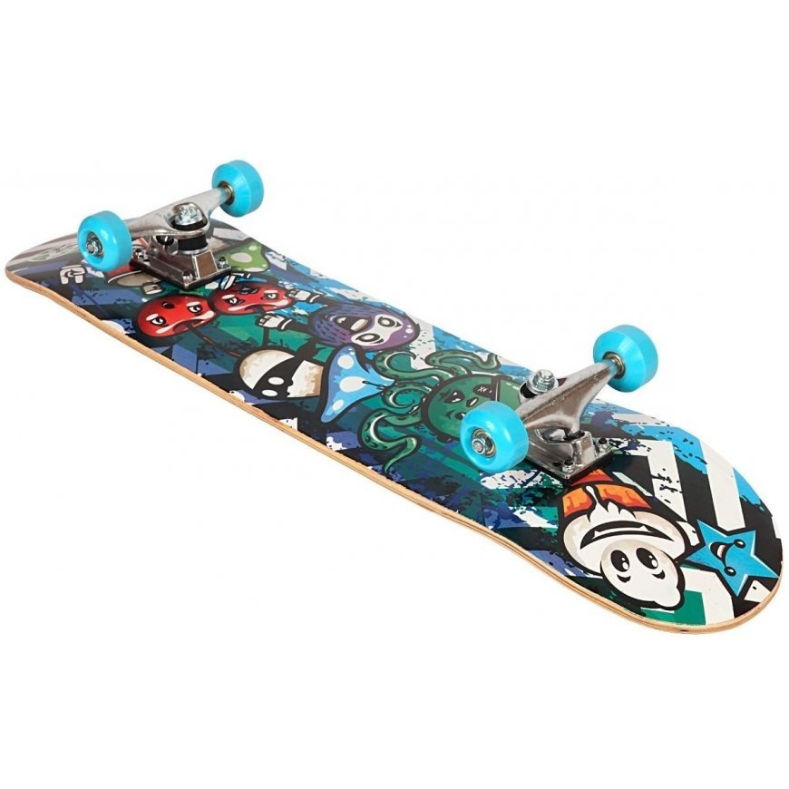Wooden skateboard Best Sporting Ocotopus, blue – 4