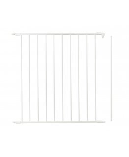 Baby Dan 67254-2400-12 baby safety gate Polyethylene, Steel White